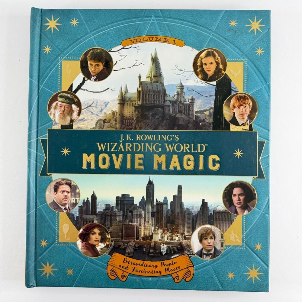 2/$6 J.K. Rowling’s Wizarding World Movie Magic book Volume 1 (Hardcover)